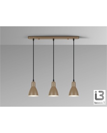 I3-AFRA- LAMPARA 3L -MARRON